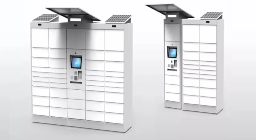 Smart Parcel Locker with Solar Back-up Power